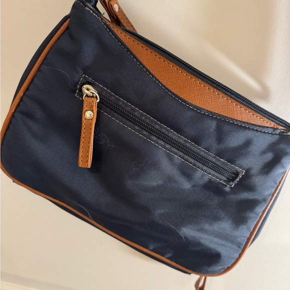 Small navy Roots purse - Picture 7 of 8